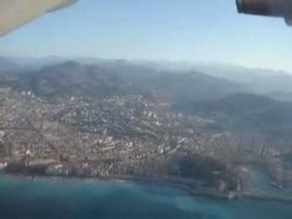 Décollage depuis Nice Cote d'Azur..