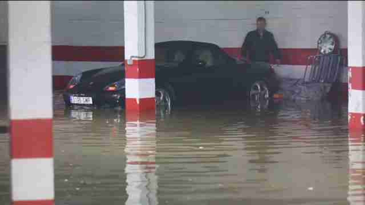 Málaga, bajo el agua