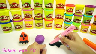 How to make Halloween Monster Toys with Sukem Fun - play doh ice cream popsicles tutorial for kids