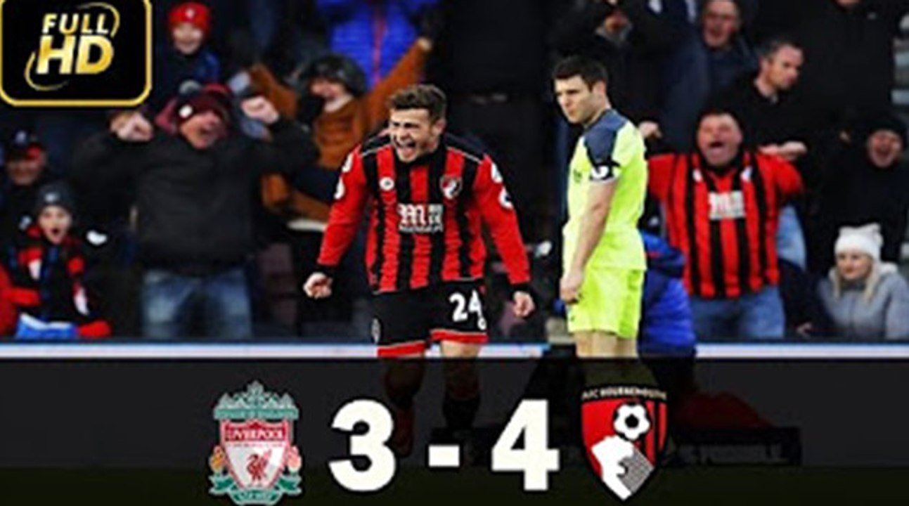 All Goals & highlights - Bournemouth 4-3 Liverpool 04.12.2016ᴴᴰ - Vidéo  Dailymotion