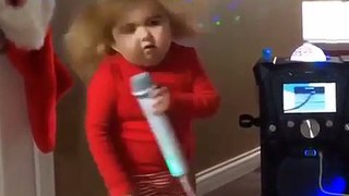 A small girl and dancing imitation- nice video