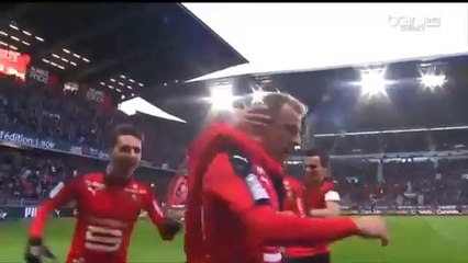 Kamil Grosicki  Goal - Stade Rennais vs Saint Étienne 1-0  04-12-2016