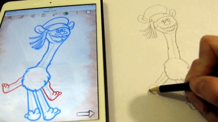 Trolls 2016 How to draw troll Cooper Тролли 2016 Как нарисовать тролля Cooper