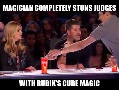 Wow ....Amazing Rubiks Cube Magic ....
