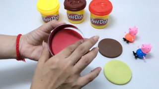 Play Doh - Peppa Pig Watching Make Pizza - Play Doh Food How to Make Play Doh Pizza