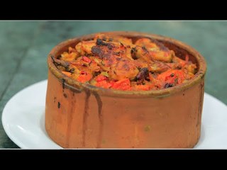 طاجن لسان عصفور بالدجاج | الشيف شربيني