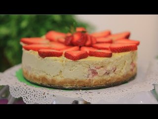 تشيز كيك فانيليا مخبوزة | أميرة شنب