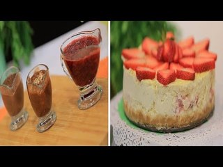 تشيز كيك فانيليا مخبوزة و صوصات متنوعة | أميرة في المطبخ حلقة كاملة