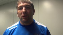 Rugby Fédérale 1 - Marc Raynaud réagit après USB - Aubenas