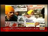 Sikhs chant slogan for Khalistan and against Modi government.Ary News