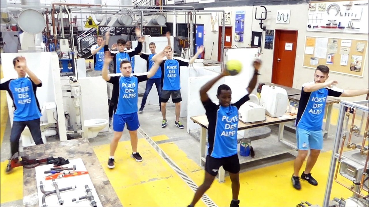 Concours FLASHMOB UNSS Championnat du monde de HANDBALL 2017 AS lycée Porte des Alpes, Rumilly