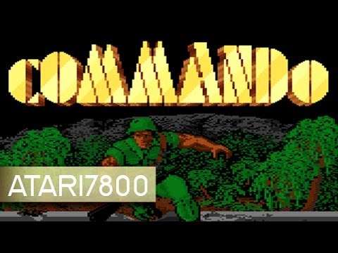 Commando - Atari 7800 (1080p 60fps)