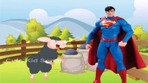 Favourite Super Man Kids Rhymes | English Nursery Baa Baa Block Sheep Rhymes For Kids | Best Lyrics