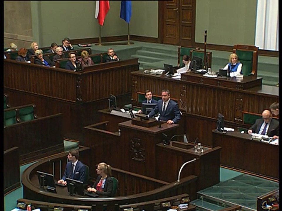 Poseł Dariusz Kubiak - Wystąpienie z dnia 29 listopada 2016 roku.