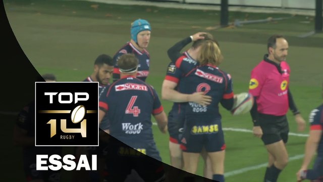 TOP 14 ‐ Essai Chris FARRELL (FCG) – Grenoble-Montpellier – J13 – Saison 2016/2017