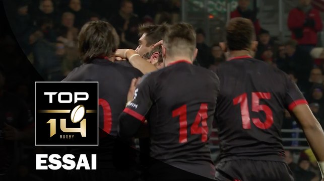 TOP 14 ‐ Essai Théo BELAN (LOU) – Lyon-Castres – J13 – Saison 2016/2017