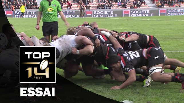 TOP 14 ‐ Essai Arthur BONNEVAL (ST) – Toulouse-Brive– J13 – Saison 2016/2017