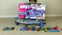 Tomica Toll Gate ETC Drive Disney Cars Toys Hot Wheels Takara Tomy Kids Video Ryan ToysReview