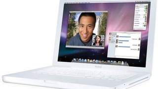 Apple MacBook  MB403 33,8 cm (13,3 Zoll) Notebook weiß (Intel Core 2 Duo 2,4GHz, 2GB RAM, 160GB HDD, DVD+- DL RW, Mac OS X)