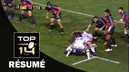 TOP 14 - Résumé Toulon-Bordeaux-Bègles: 37-10 - J13- Saison 2016/2017