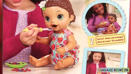 Baby Alive Lily Bébé Glouton Super Snacks Snackin Lily Brunette