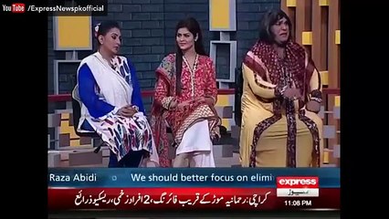 Hilarious performance of Khabardar team as PIA retired air hostess