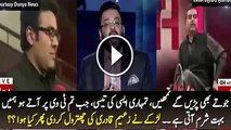Amir Liaquat Bashing Zaeem Qadri In Live Debate