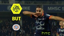 But Ryad BOUDEBOUZ (80ème) / Montpellier Hérault SC - Paris Saint-Germain - (3-0) - (MHSC-PARIS) / 2016-17