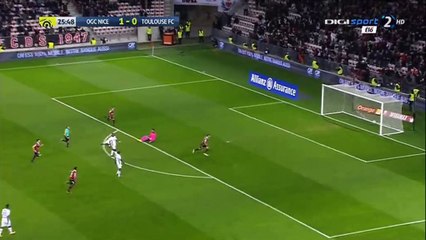 Younes Belhanda Goal HD - Nice 2-0 Toulouse - 04.12.2016
