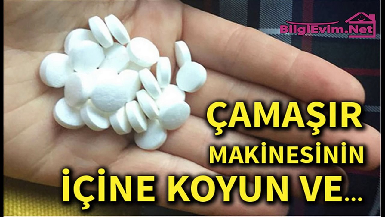 Beyaz çamaşırlar için aspirin yöntemi Bembeyaz Çamaşırlar İçin Harika Firkir.