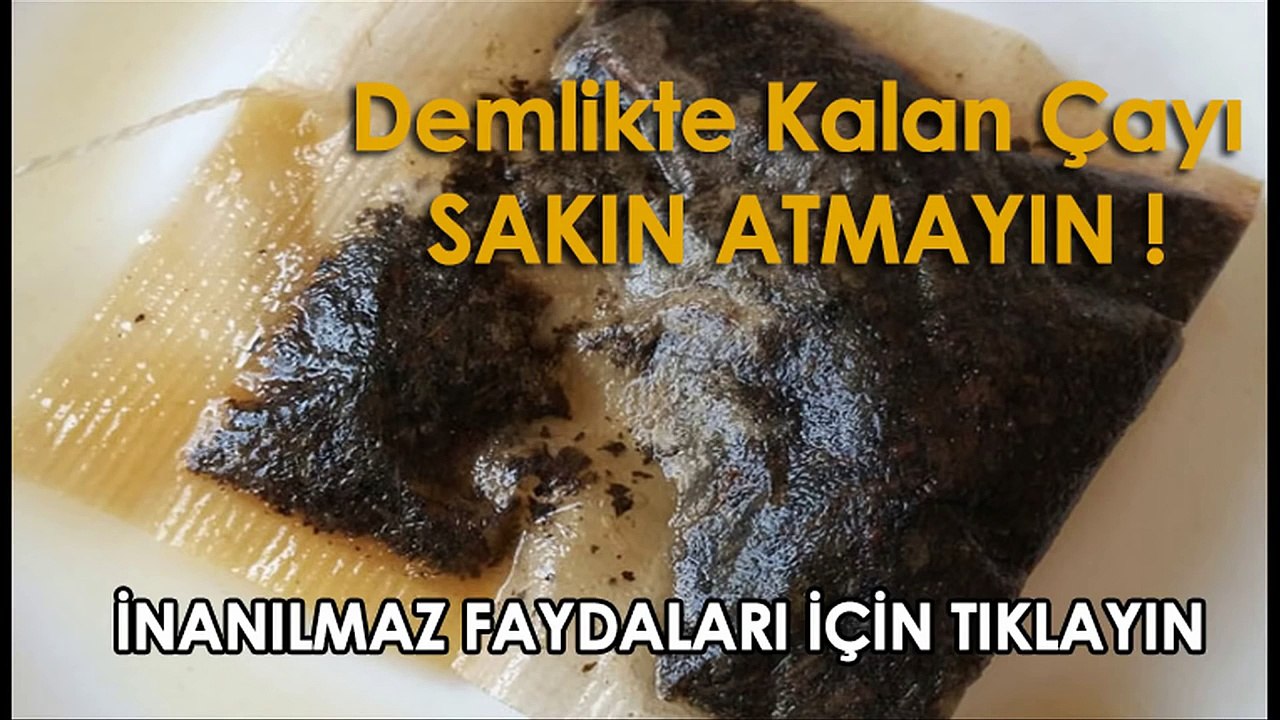 Çayı Sadece İçmekle Yetinmeyin. İşte Demlikte Kalan Çayın Mucize Faydaları.