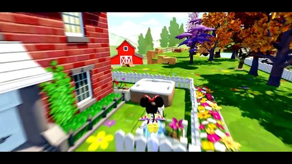 Minnie & Mickey Mouse with Donald Duck flying with buzz lightyear wings and playtime with Hulk