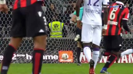 All Goals & Highlights HD - Nice 3-0 Toulouse - 04.12.2016