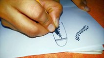 Easy simple Mehndi mehendi mehandi Tattoo henna design tutorial for beginners step by step