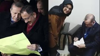 Erdoğan Pankart Açan Kızın Evini Ziyaret Etti