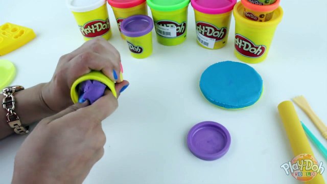 ♥ Hello Kitty Play Doh Rainbow Birthday Cake Make Play Doh Sanrio Hello Kitty Birthday Cake