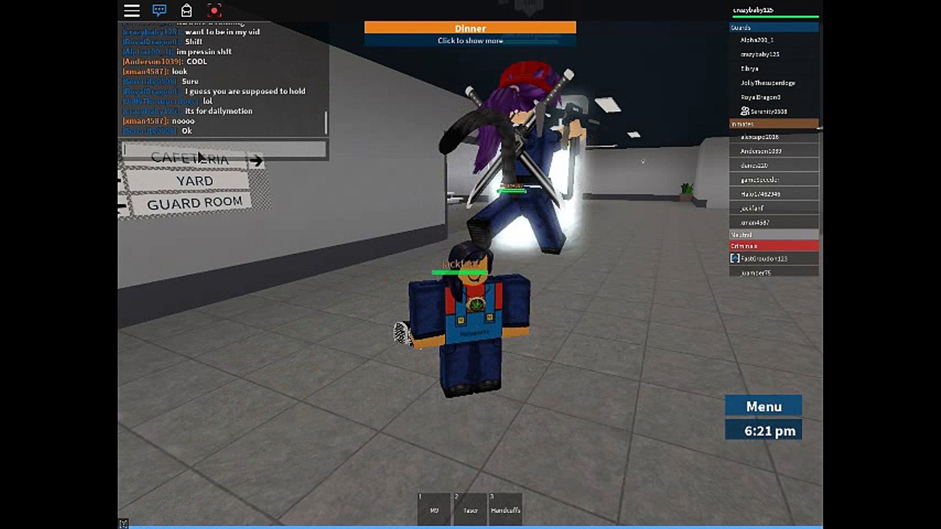 ⁣lets play roblox part 18 ( prison life) with sierenity0508