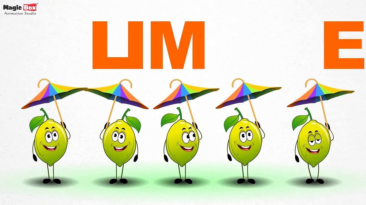 Fruits - Pre School - Learn English Words (Spelling) Video For Kids and Toddlers