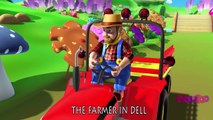 Farmer In The Dell Nursery Rhymes with Lyrics | Animal Song | Top Preschool Nursery Rhymes