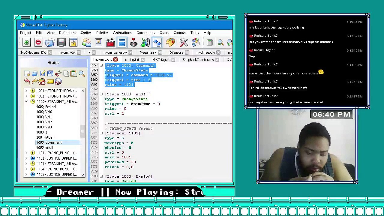 MUGEN Session with BR91X: (Marvelizing Characters MVC2 Mouser/Darkwolf Style) (16)