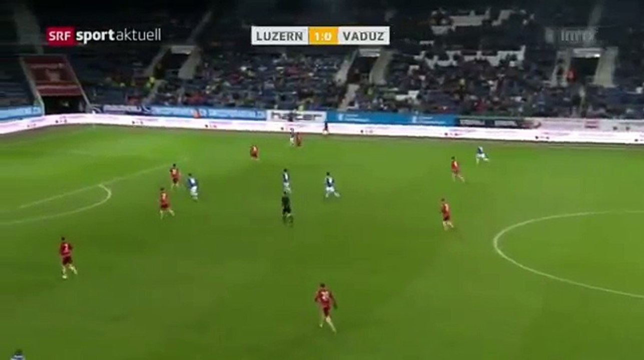 Luzern 2:0 FC Vaduz (Swiss Super League 17. Runde 2016/2017 3.December 2016)