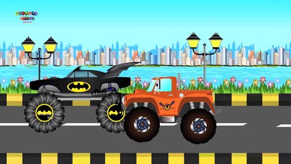 Batman Vs Monster | Monster Truck | Monster Trucks For Kids | Kids Video