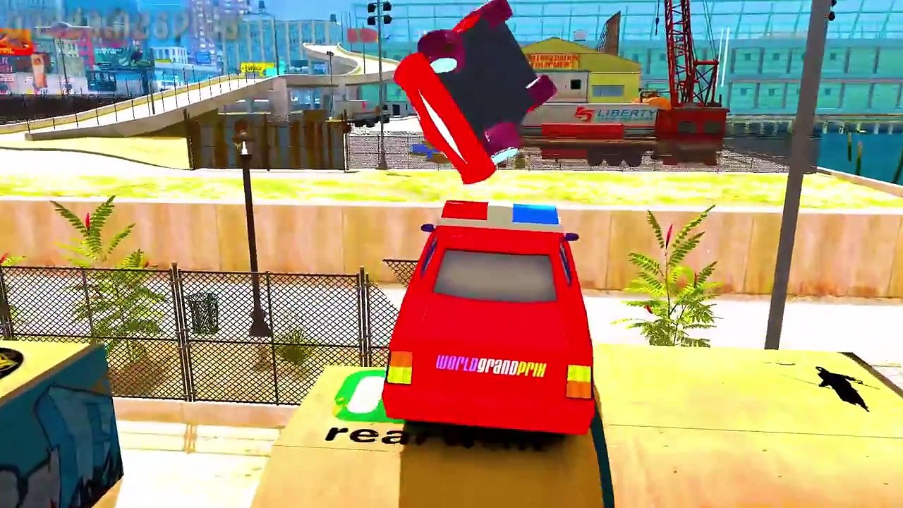 New Disney cars Axle Accelerator McQueen & Dinoco McQueen Childrens Songs Nursery Rhymes #2