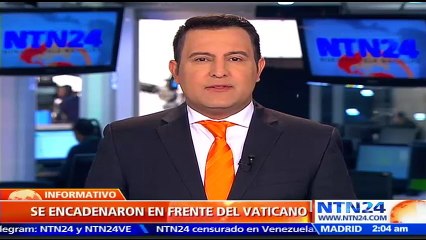 Lilian Tintori, Mitzy de Ledezma y Antonieta de López se encadenan frente al Vaticano pidiendo la libertad de los presos políticos