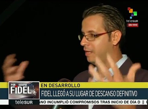 Elier Ramírez: Fidel Castro proyectó la Revolución Cubana en el mundo