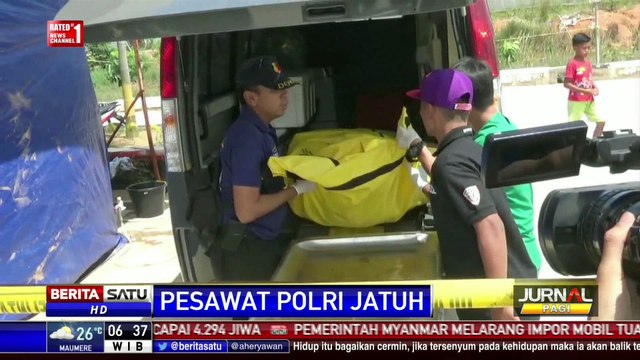 DVI Identifikasi Potongan Tubuh Korban Pesawat Polri