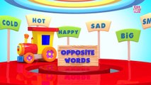 Nursery Rhymes By Kids Baby Club - Ben The Train | Ben Meets The Opposite Words | Opposites Song