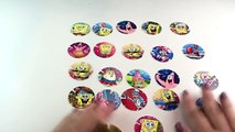 SpongeBob Square Pants Chips Tokens collection - eggs and toys tv