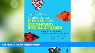 Price Instructional Strategies for Middle and Secondary Social Studies: Methods, Assessment, and