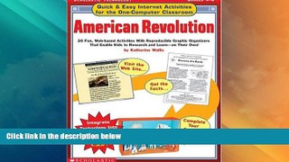 Best Price Quick   Easy Internet Activities for the One-Computer Classroom: American Revolution: